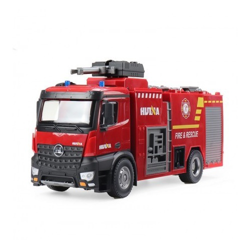 Huina RC hasičské auto Mercedes-Benz Arocs s funkční stříkačkou 1:14