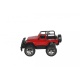 Siva RC Jeep Wrangler 1:14 červená, dálkově otevírané dveře