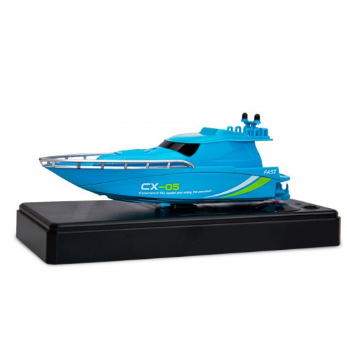 Siva RC loď Mini Racing Yacht modrá