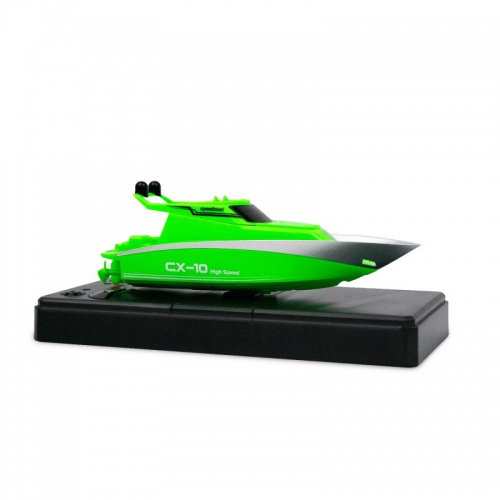 Siva RC loď Mini Racing Yacht zelená