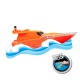 Siva RC loď Mini Racing Yacht oranžová