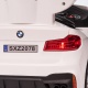 Siva dětské vozítko BMW M5 Slide Car 4v1 bílá