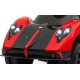 Siva dětské vozítko vozítko Pagani Zonda Cinque Roadster 4v1 červená