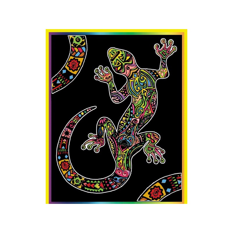 Colorvelvet Sametový obrázek Mlok 47x35cm 