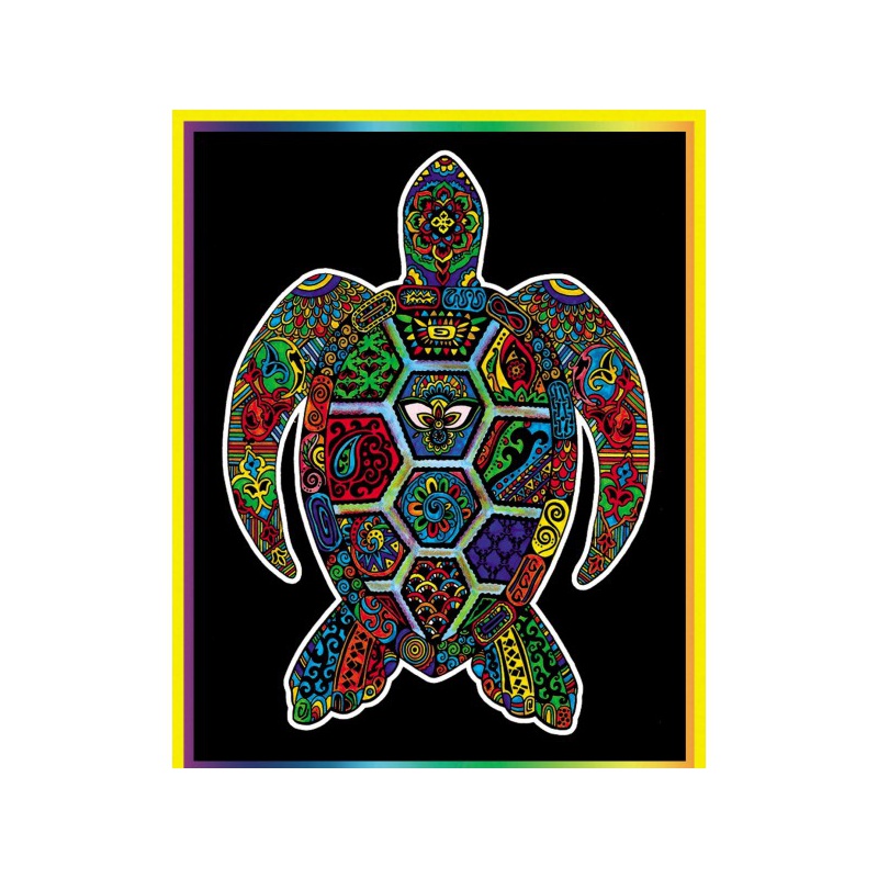 Colorvelvet Sametový obrázek Želva 47x35cm 