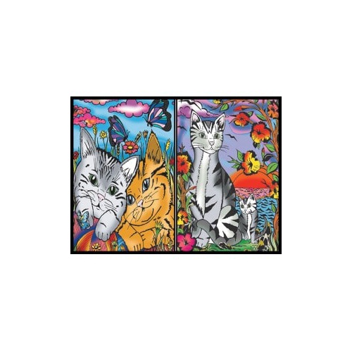 Colorvelvet Sametové desky Kočky