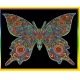 Colorvelvet Sametový obrázek Motýl 47x35cm 