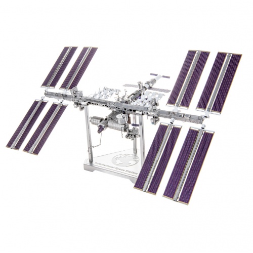 Metal Earth Luxusní ocelová stavebnice Mezinárodní vesmírná stanice (ISS)