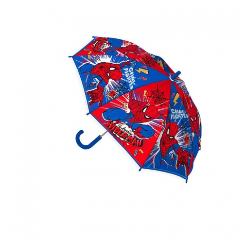 Siva deštník Spider - Man modrý