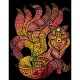 Colorvelvet Sametový obrázek Liška 47x35cm 