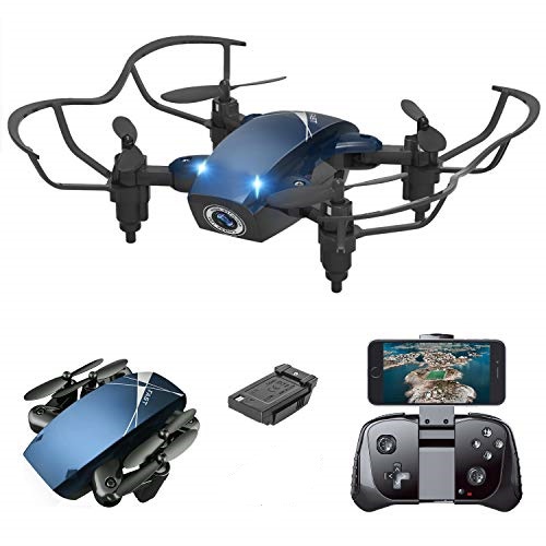 Esun S9M mini skládací dron, barometr, kompas, LED, WiFi, kamera, BAZAR
