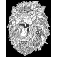 Colorvelvet Sametový obrázek Lví král 21x29,7cm 