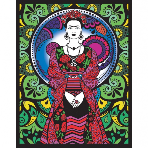 Colorvelvet Sametový obrázek Frida 21x29,7cm 