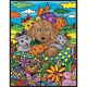 Colorvelvet Sametový obrázek Pes a kočky 21x29,7cm 