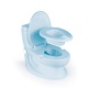 Siva WC nočník Potty modrý