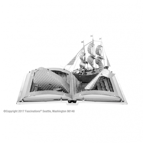 Metal Earth Luxusní ocelová stavebnice Moby Dick