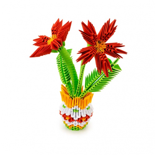 Invento Origami 3D - Váza s květinami