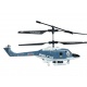 RE.EL Toys RC vrtulník policejní 3 kanály, gyroskop RTF sada
