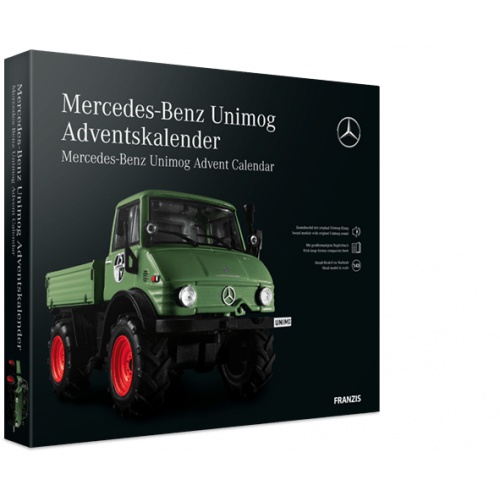Franzis adventní kalendář Mercedes-Benz Unimoq se zvukem 1:43