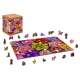 Wooden City dřevěné puzzle - Květiny - velikost L