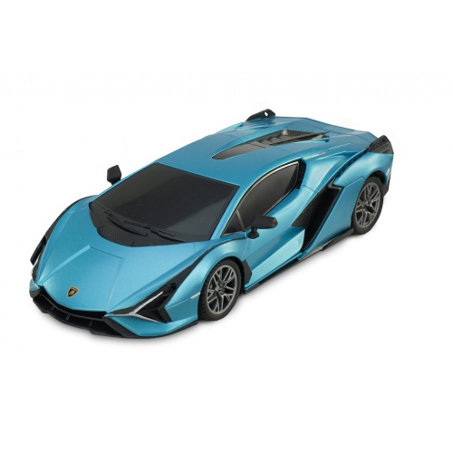 RE.EL Toys RC auto Lamborghini Sian 1:24 modrá metalíza LED světla
