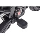 Siva dětské vozítko E Street Bike Aprilia RX125 12V MP3, LED, zvuky, kožené sedlo