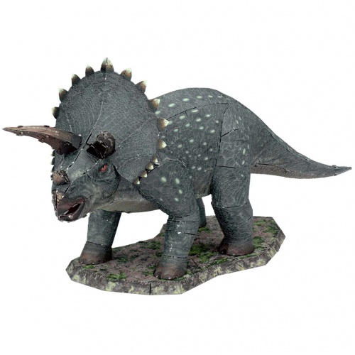 Metal Earth Luxusní ocelová stavebnice Triceratops