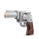 CaDA stavebnice Revolver 475 dílků, střílí plastové tyčinky.