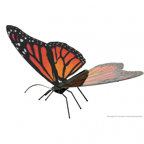 Metal Earth Luxusní ocelová stavebnice Butterfly Monarch