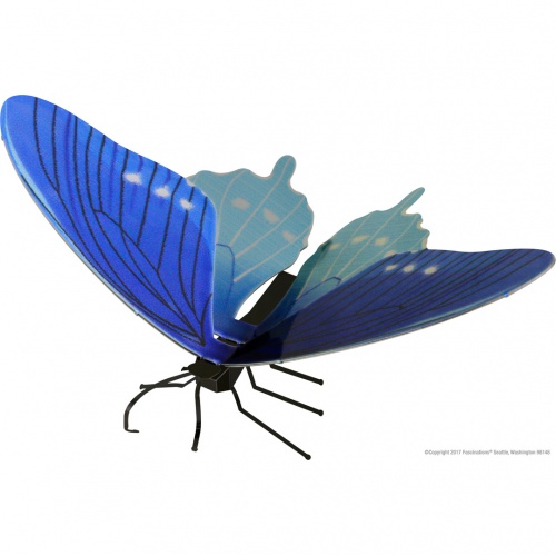 Metal Earth Luxusní ocelová stavebnice Butterfly Pipevine Swallowtail 
