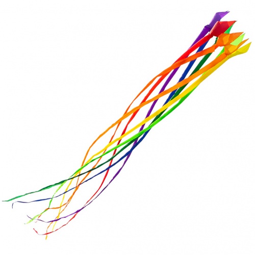 Invento drak Soft Swirl Rainbow 600 - Dragon Tail, 6mx86cm, 8 barev