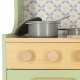 Violet Dětská kuchyňka dřevěná, mátová barva