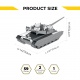 Metal Time Luxusní ocelová stavebnice tank Oplot T-84