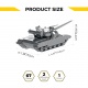 Metal Time Luxusní ocelová stavebnice tank Bulat T-64