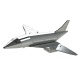 Metal Time Luxusní ocelová stavebnice letadlo Supersonic legend