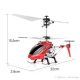 Syma RC vrtulník S107H červená