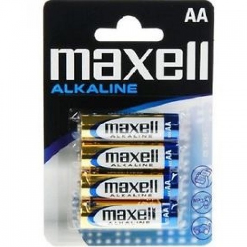 Siva baterie Maxell AA LR6 1,5V/2100mAh Alkaline, blister 4ks