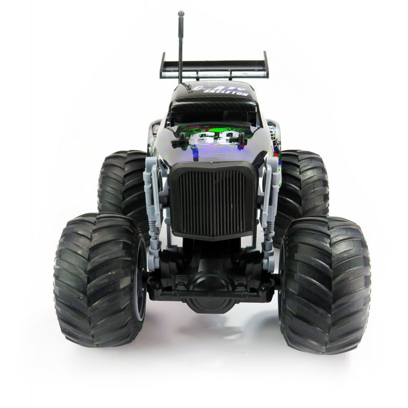 Big Wheel Cars 1:16 Crazy Skeleton, 2,4 Ghz, 2WD, RTR, černá