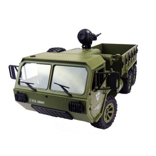 U.S. Military Truck proporcionální s WiFi kamerou, 1:12, 6WD, 2,4 GHz, LED, RTR