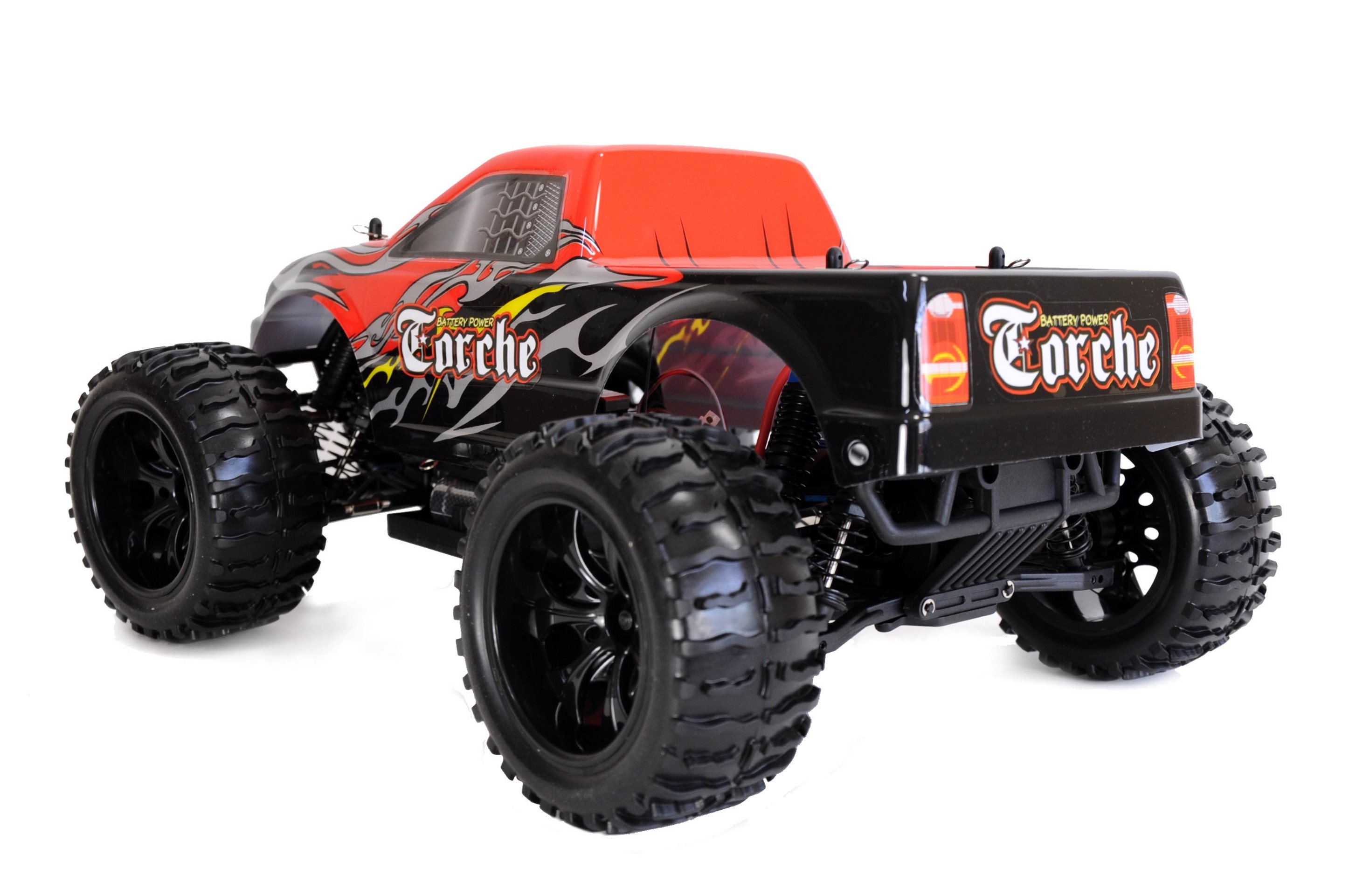 TORCHE MonsterTruck 4WD, 1:10, plně proporcionální, olejové hliníkové tlumiče, RTR