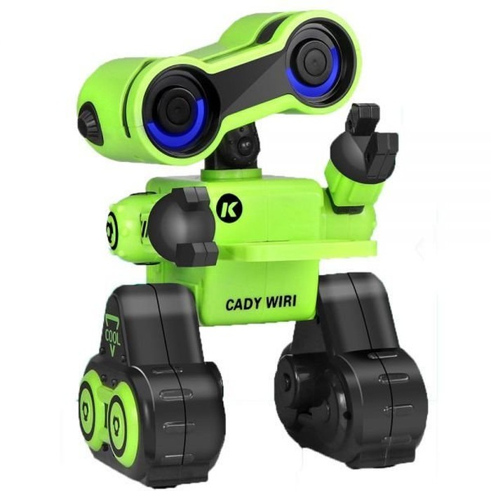 Cady WIRI R13 RC Robot 2.4 GHz, mluví anglicky, znalosti z vědy, tanec a zpěv, RTR, zelený