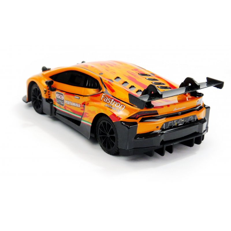 Lamborghini Huracán GT3, licencovaný model 1:24, ovladač pro praváky/leváky, 100% RTR