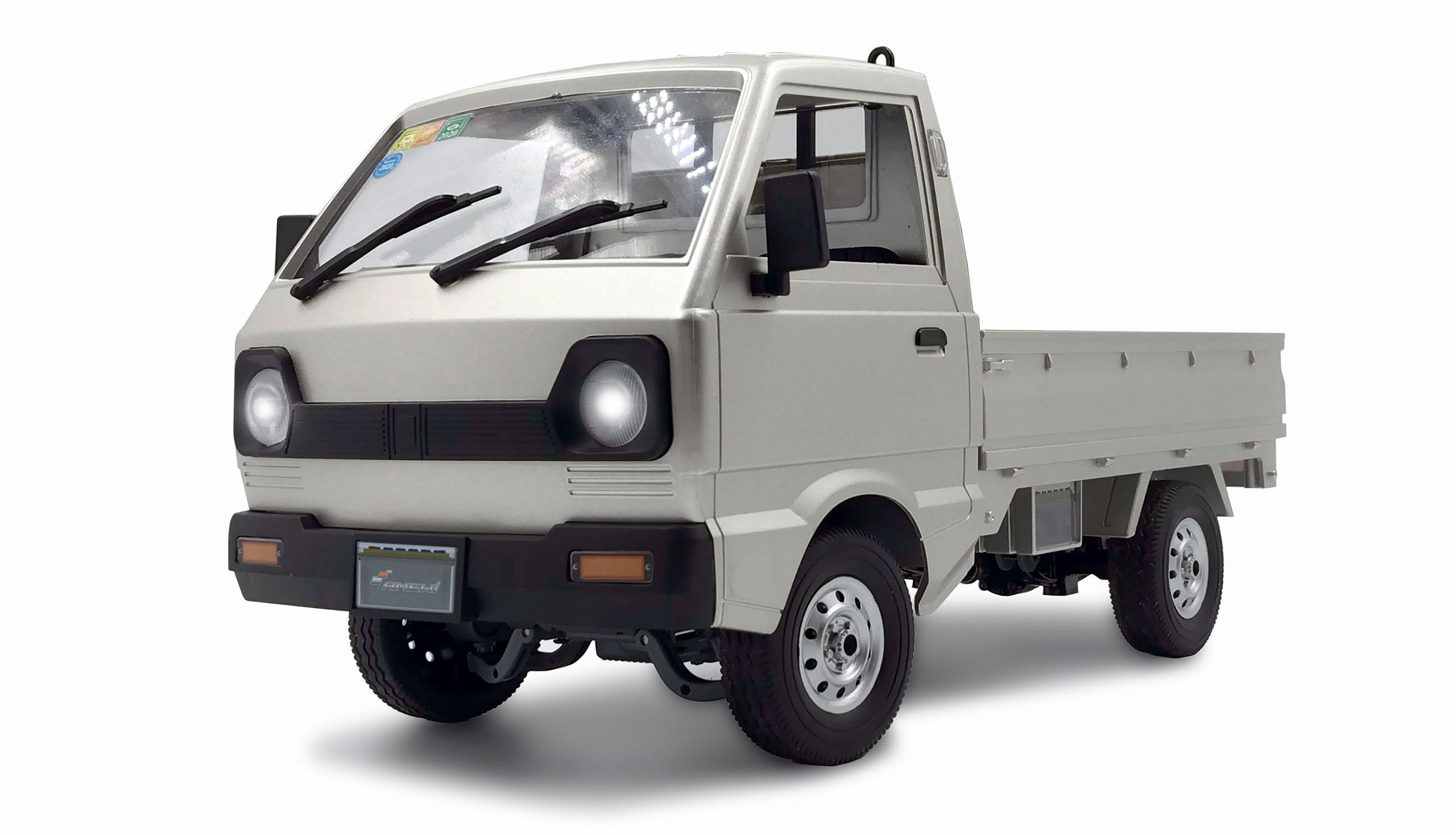 KEI TRUCK 1:10, plně proporcionální asijský mini transporter, 2 rychlosti, 2WD, LED, RTR