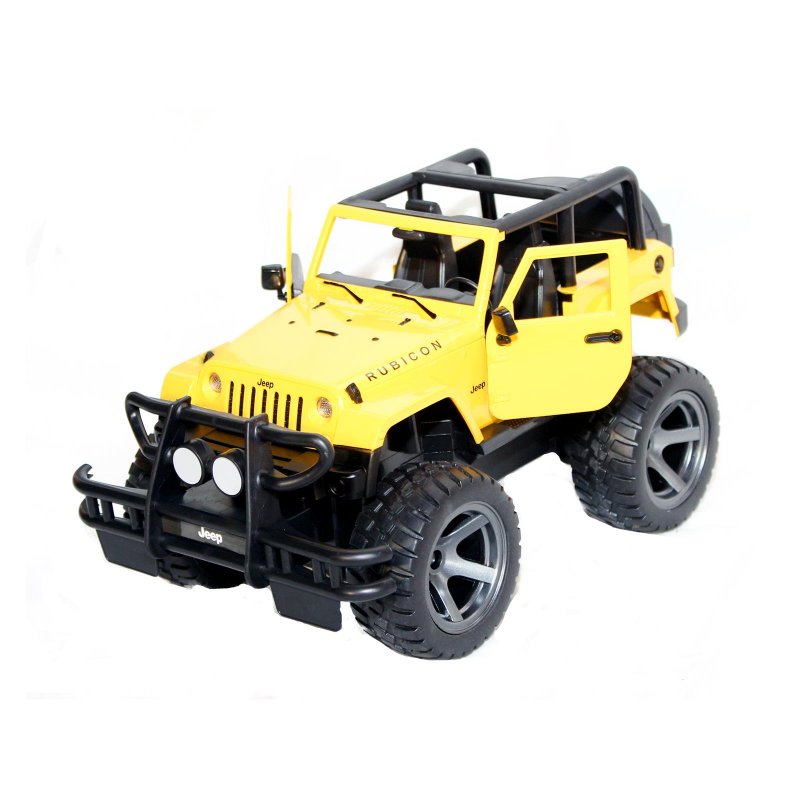 Jeep Wrangler 1:14, 2.4GHz, LED, žlutý