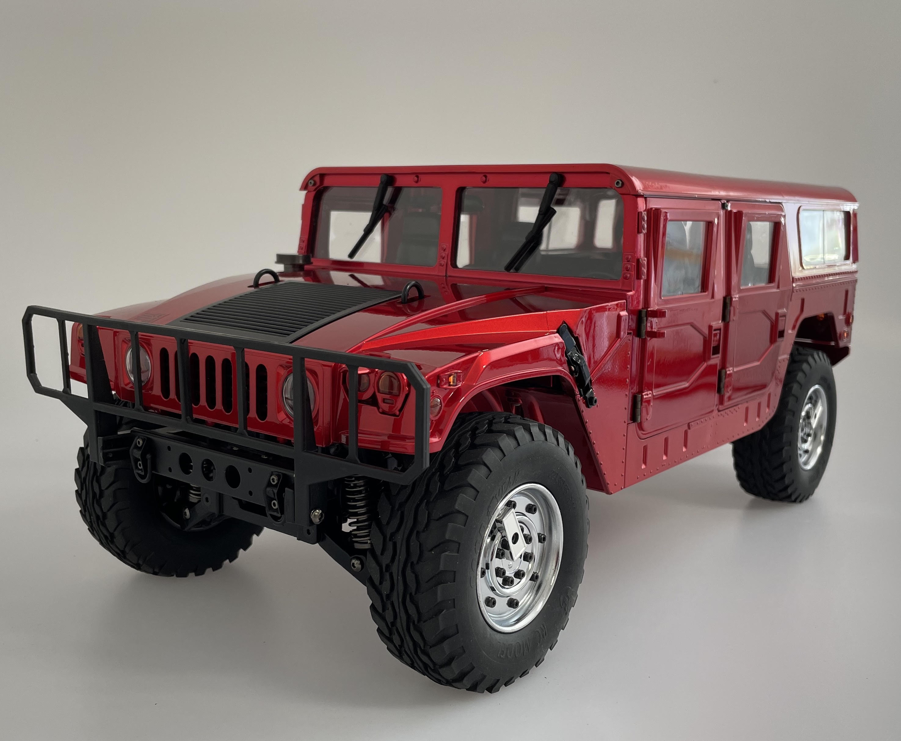 HUMMER H1 4WD, 1:10, 2.4 GHz, PROFIMODEL, RTR, červená