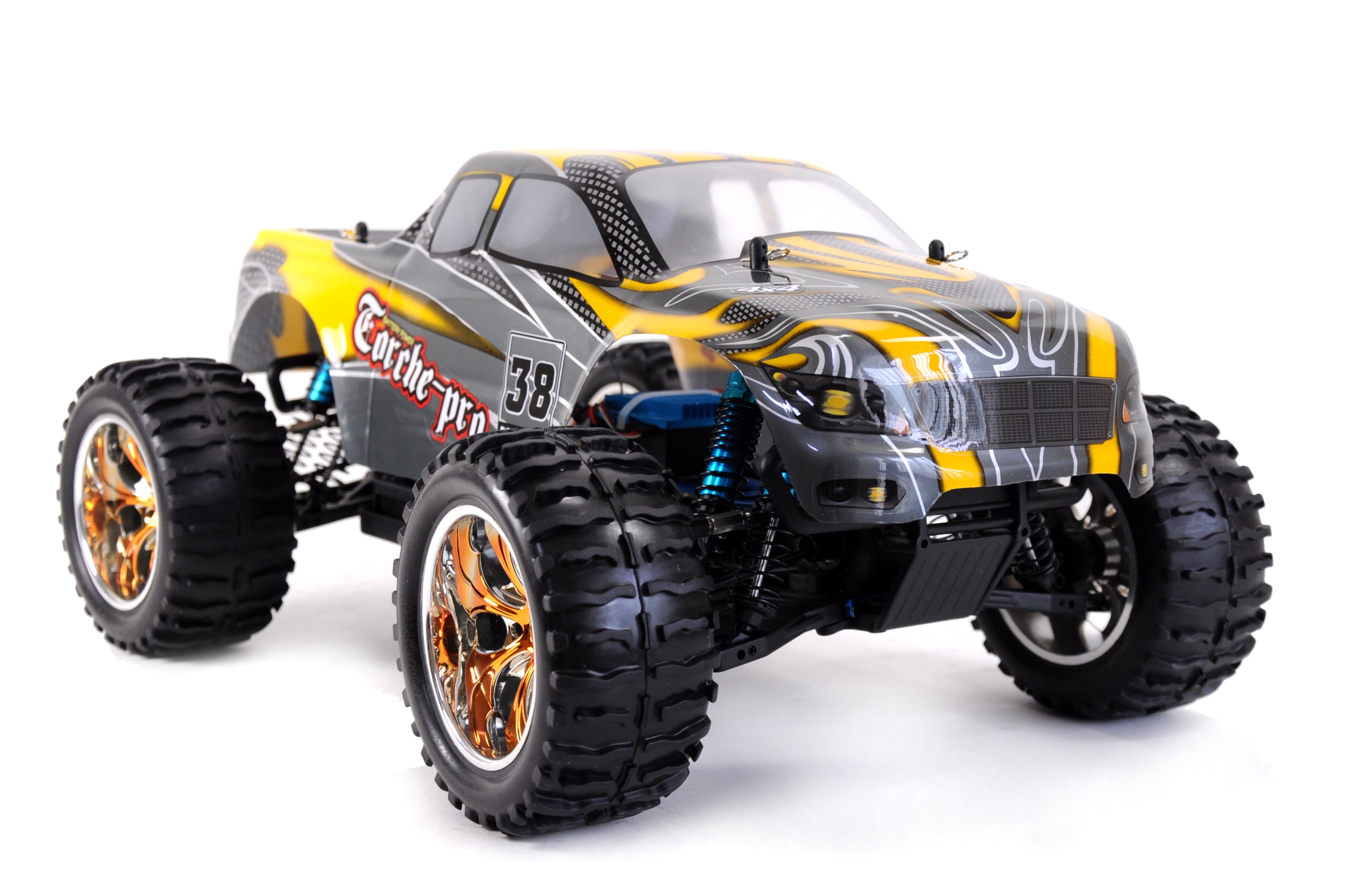 AMEWI RC auto TORCHE PRO MONSTER TRUCK Brushless 1:10 4WD RTR