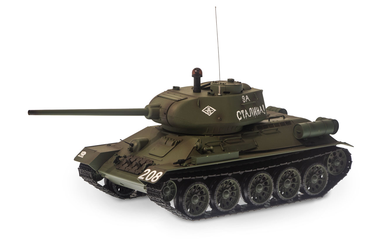S-Idee Tank T-34/85 BB+IR 2,4Ghz  1:16 VERZE V7