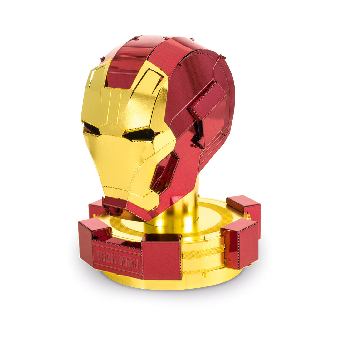 Metal Earth Luxusní ocelová stavebnice Helma Marvel Avenger Iron Man