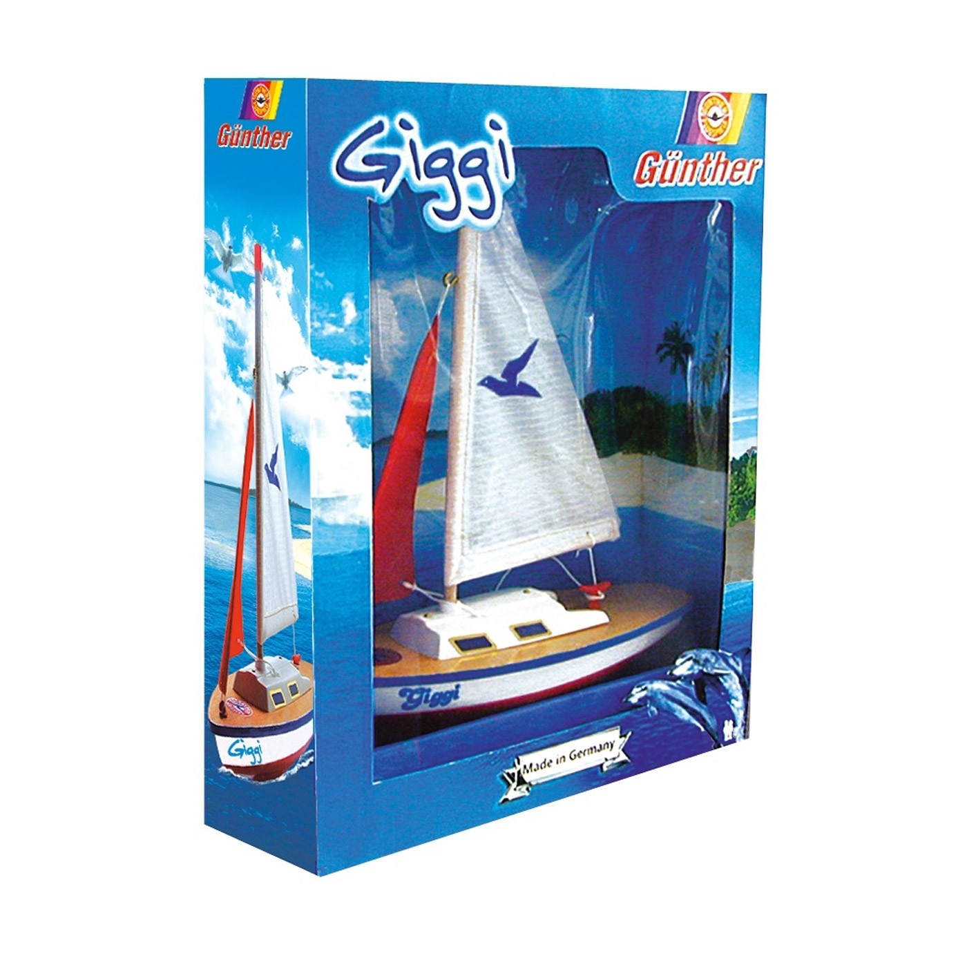 Model plachetnice pro děti GIGGI 24x32 cm (dřevo)