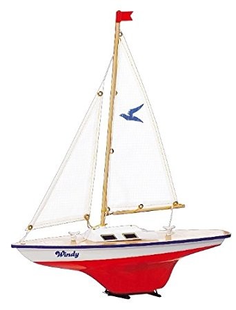 Model plachetnice pro děti WINDY 35 x 42 cm (dřevo)